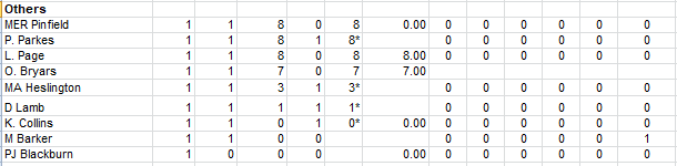 Lichfield Nomads Other Batting Averages